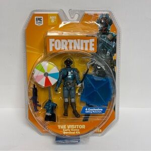 Fortnite THE VISITOR Early Game Survival Kit Figure Pack Action Figure NIP NEW